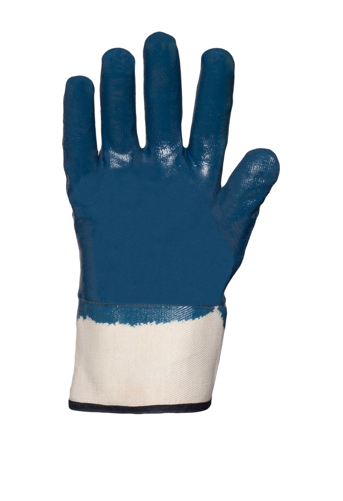 Nitrile Coated Gloves, Blue
