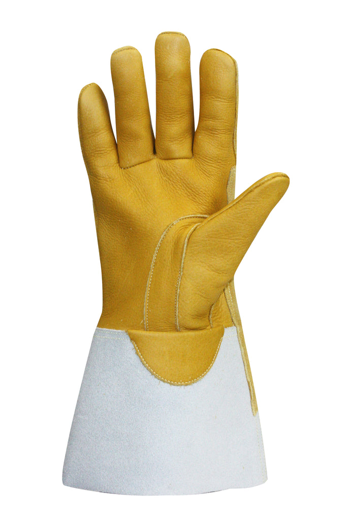 Double Split Back, Deerskin Welding Gloves, Cork