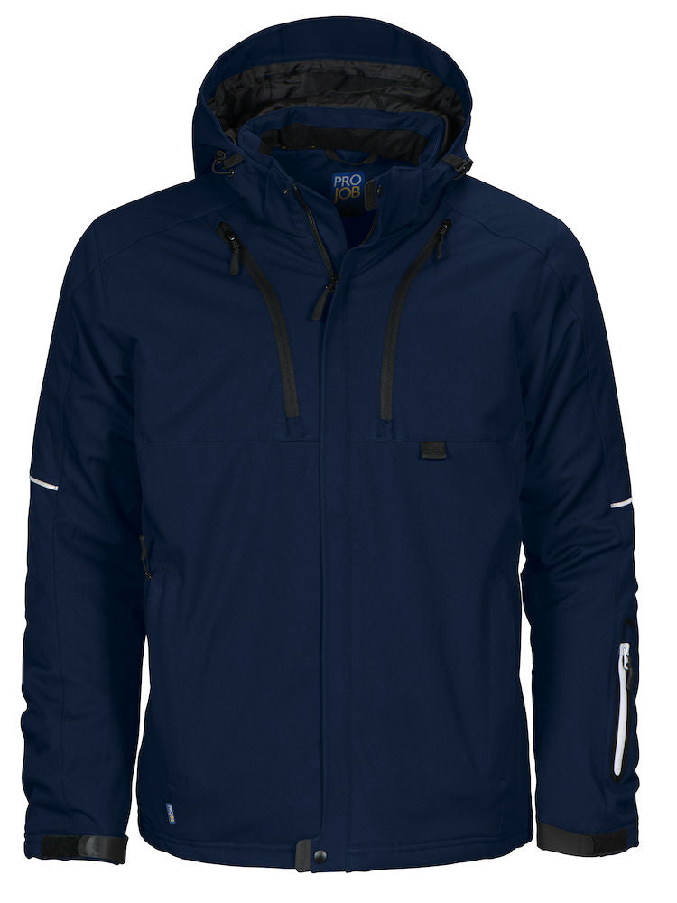 3-Layer Water Repellent Insulated Softshell, Navy
