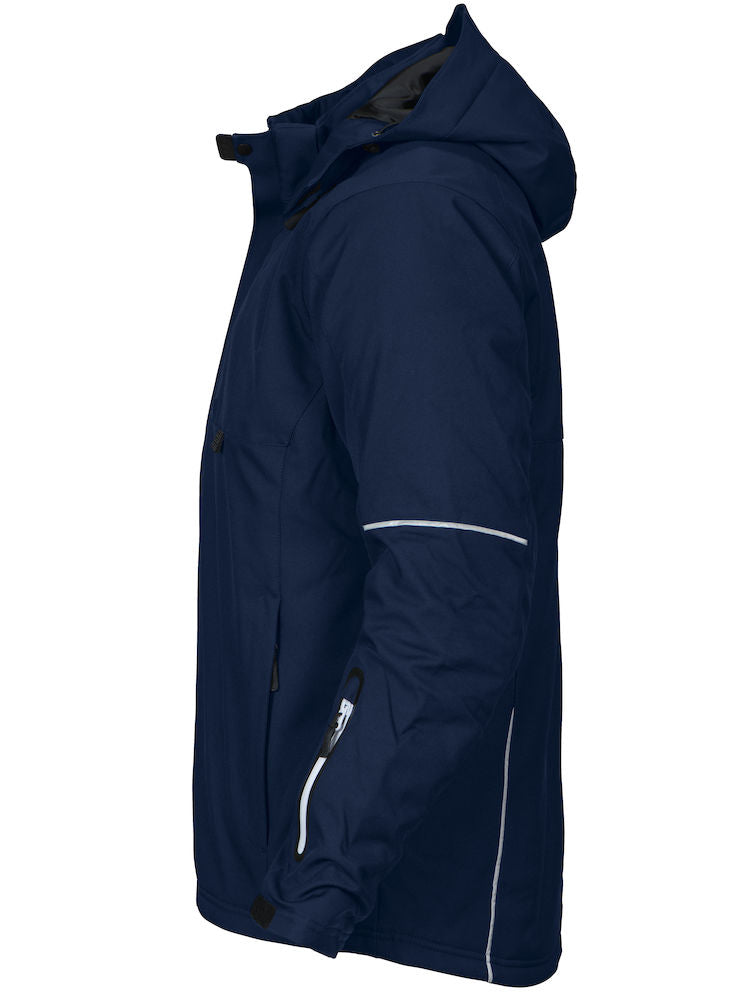 3-Layer Water Repellent Insulated Softshell , Navy
