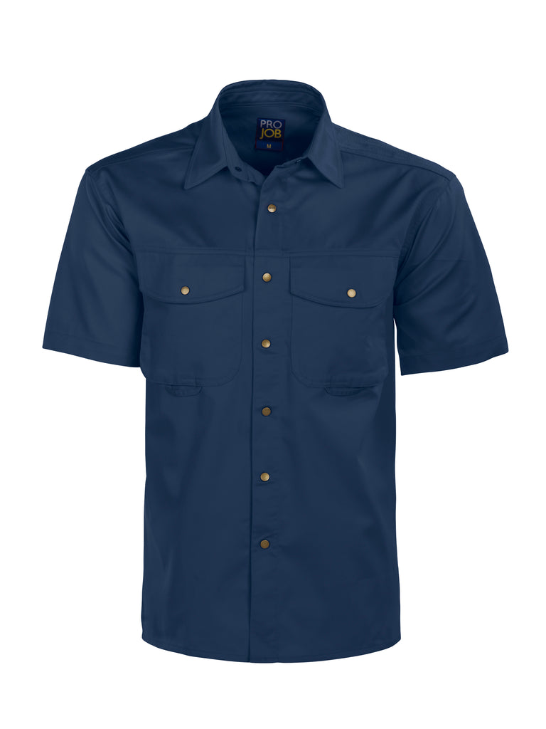 Short Sleeves Shirt, Navy