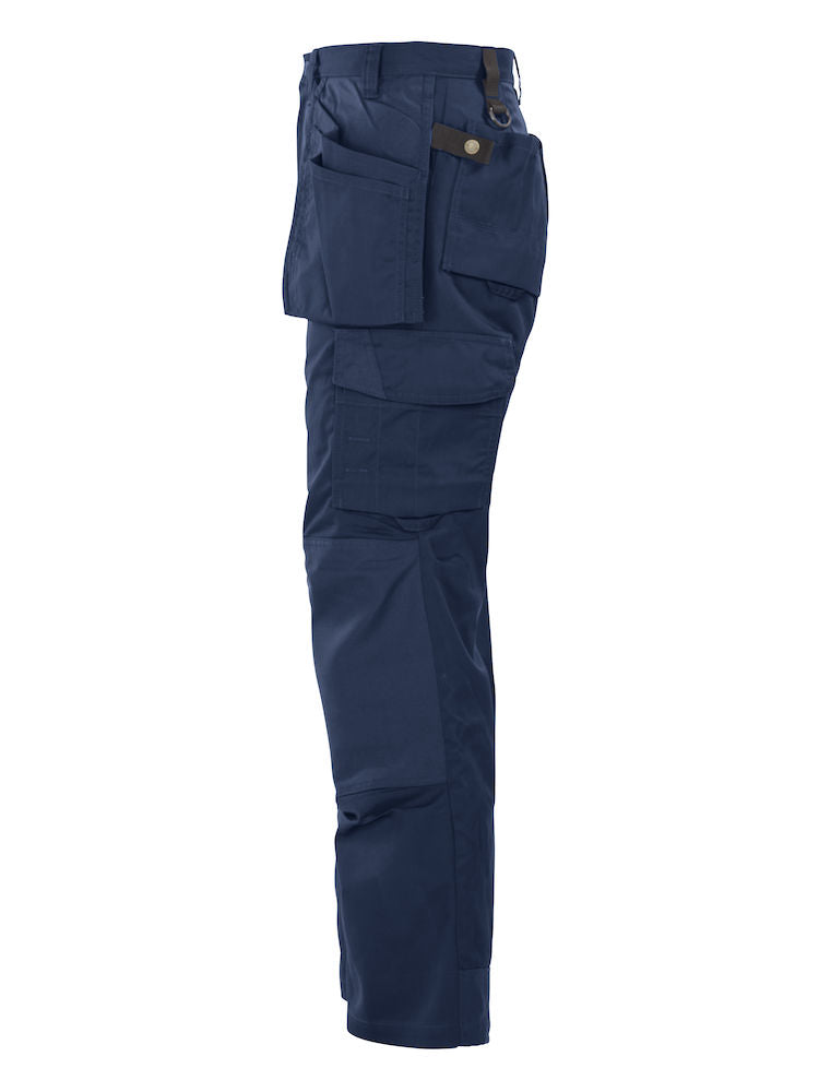 Mid-Weight Multi-Pocket Knee Reinforced Pants, Navy