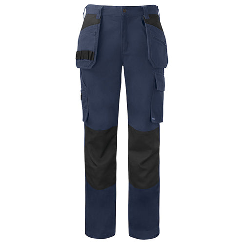 Multi-Pocket Pants, 100% Cotton, Navy