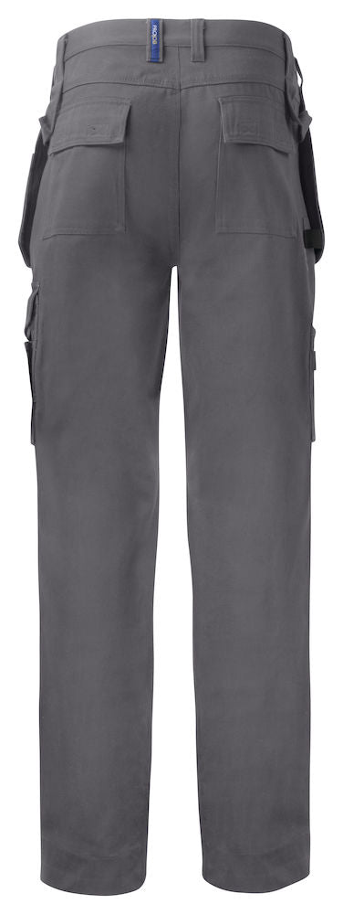 Multi-Pocket Pants, 100% Cotton, Grey