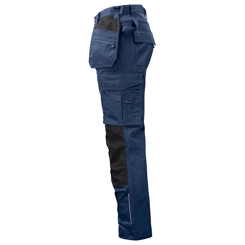 Multi-Pocket Pants, Poly-Cotton Blend, Navy