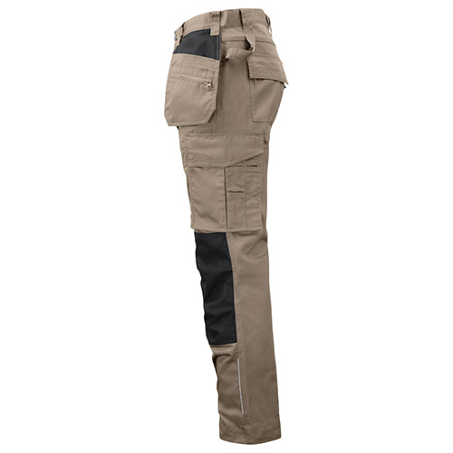 Multi-Pocket Pants, Poly-Cotton Blend