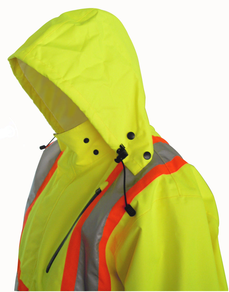 Hi-Vis Breathable Waterproof Jacket, Yellow